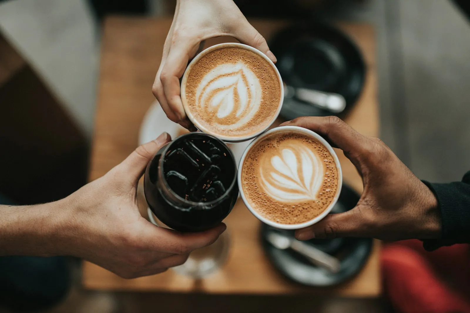 Barra de café de la cafetería